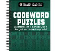 Brain Games - Codeword Puzzle: Unscramble the Alphabet, Fill in the Grid, and Solve the Puzzle!