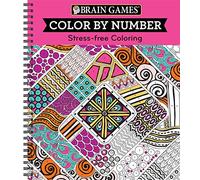 Brain Games - Color by Number: Stress-Free Coloring (Pink)