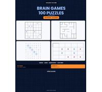 Brain Games for Adults & Teens: 100 Challenging Puzzles: Word Search, Sudoku, Mazes, Cryptograms, Word Scrambles, Magic Squares, Connect-the-Dots, ... & Spot the Difference - with Full Answer Key