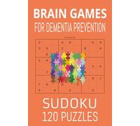 brain games for dementia prevention sudoku: pocket sudoku book for adults perfect for airplane trips, commutes and waiting rooms.challenging enough to engage you, easy enough to finish