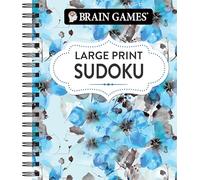 Brain Games - Large Print Sudoku (Floral)