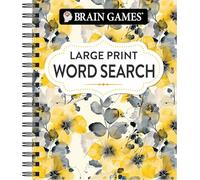 Brain Games - Large Print Word Search (Floral)
