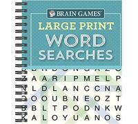 Brain Games - Large Print Word Searches (Teal)