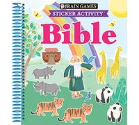 Brain Games - Sticker Activity: Bible (for Kids Ages 3-6)