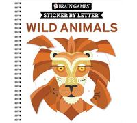 Brain Games - Sticker by Letter: Wild Animals