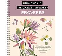 Brain Games - Sticker by Number: Proverbs (28 Images to Sticker)