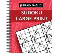 Brain Games - Sudoku Large Print (Red)