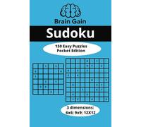 Brain Games: Sudoku Pocket Edition 150 Easy Puzzles: Compact Size, Travel-Friendly Book Containing Puzzles in 3 Different Dimensions