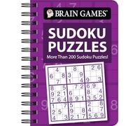 Brain Games - To Go - Sudoku Puzzles: More Than 200 Sudoku Puzzles! (Purple)