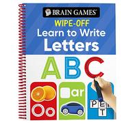Brain Games Wipe-Off - Learn to Write: Letters (Kids Ages 3 to 6)