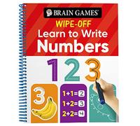 Brain Games Wipe-Off - Learn to Write: Numbers (Kids Ages 3 to 6)