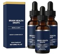 Brain Health Drops Body Treatment, Natural Plant Formula, Men's Oil Drop (3 Pcs)