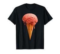 Brain Ice Cream Funny Neuroscience Neurologist Science T-Shirt