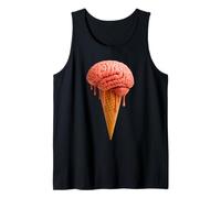 Brain Ice Cream Funny Neuroscience Neurologist Science Tank Top
