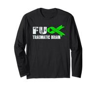 Brain Injury Awareness Traumatic Brain Injury Awareness TBI Long Sleeve T-Shirt