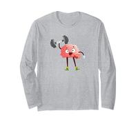 Brain Learning Mental Load Smart Brain Lifting Weight Long Sleeve T-Shirt