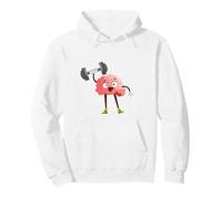 Brain Learning Mental Load Smart Brain Lifting Weight Pullover Hoodie