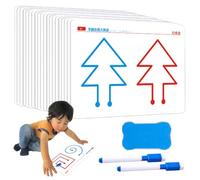 Brain Learning Toys Card Game - Educational Brain Cards for , 20 Pieces Training Set, Interactive Cognitive Index Cards, Fine Motor Practice, Brain Development Game for Preschool and Family