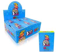 Brain Licker Bitz 18 x 50g Fruit Flavour Crunchy Candy Boxes Bulk Display Case | Tangy Sour Treats for Party Bags and Gifting