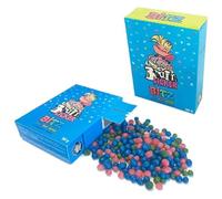 Brain Licker Bitz Mega Sour Candy Mix Blue Red Green 18 x 50g Individually Wrapped Packs | Extreme Tangy Fruity Fun for Party Bags & Celebration Treats