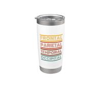 Brain Lobes - Psychology, Neuroscience, Neurotransmitter Stainless Steel Insulated Tumbler