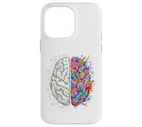 Brain Logic vs Creativity Art and Science Mind Concept Case for iPhone 14 Pro Max