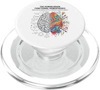 Brain Logic vs Creativity Science Art Mind Concept PopSockets PopGrip for MagSafe