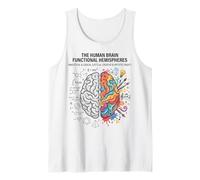 Brain Logic vs Creativity Science Art Mind Concept Tank Top