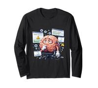 Brain Needs Update Funny Overthinking Long Sleeve T-Shirt