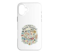 Brain of a Speech Therapy Pathologist SLP Funny Therapist Case for iPhone 16 Plus