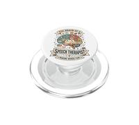 Brain of a Speech Therapy Pathologist SLP Speech Therapist PopSockets PopGrip for MagSafe
