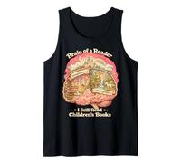 Brain of Reader Imagination Storytime Books Childrens Books Tank Top