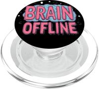 Brain Offline Design rules with Chill Fun for Boys and Girls PopSockets PopGrip for MagSafe