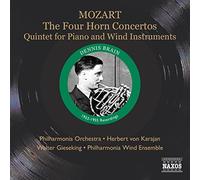 Brain:Philarmonia:Karajan - MOZART: 4 Horn Concertos / Piano and Wind Quintet