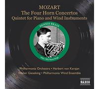 Brain:Philarmonia:Karajan - MOZART: 4 Horn Concertos / Piano and Wind Quintet