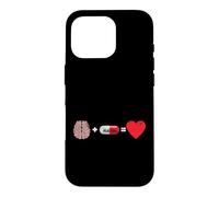 Brain Plus Placebo Equals Love Case for iPhone 16 Pro