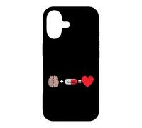 Brain Plus Placebo Equals Love Case for iPhone 17