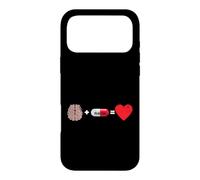 Brain Plus Placebo Equals Love Case for iPhone 17 Pro Max