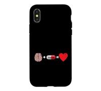 Brain Plus Placebo Equals Love Case for iPhone X/XS