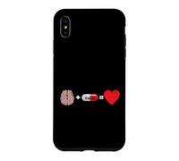 Brain Plus Placebo Equals Love Case for iPhone XS Max