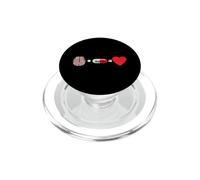 Brain Plus Placebo Equals Love PopSockets PopGrip for MagSafe