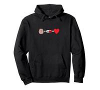 Brain Plus Placebo Equals Love Pullover Hoodie