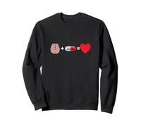 Brain Plus Placebo Equals Love Sweatshirt