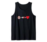 Brain Plus Placebo Equals Love Tank Top