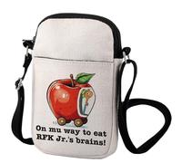 Brain Political Humor Gift On Mu Way To Eat President Inspire Crossbody Bag Worm Brain Gift