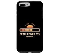 Brain Power 15% Please Wait Graphic Fun Case for iPhone 7 Plus/8 Plus