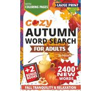 Brain Puzzle - Cozy Autumn Word Search: Large Print Word Puzzles for Fall Tranquility and Relaxation (The Unending Brain Puzzle)