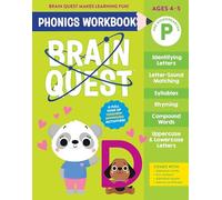 Brain Quest Phonics Workbook: Pre-Kindergarten