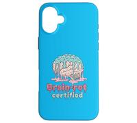 Brain-Rot Certified Drip Funny Gamer Hilarious Meme Gift Case for iPhone 16 Plus