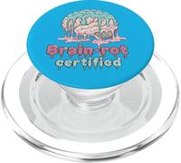 Brain-Rot Certified Drip Funny Gamer Hilarious Meme Gift PopSockets PopGrip for MagSafe